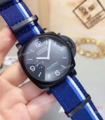 Copy Panerai Luminor Marina Nato Strap Black Case Watches